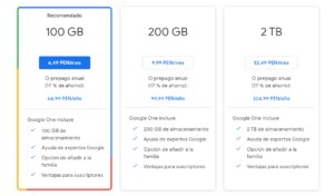 El precio de 100 GB en Google Fotos: ¿cuánto cuesta?