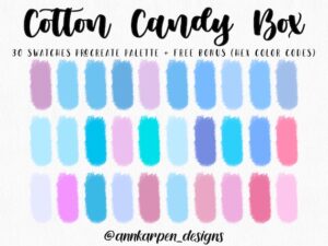 Explora la gama de colores de Cotton Candy
